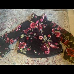 DONATED Wild Fable cropped teddy coat